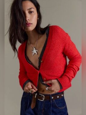 free people School Girl SoftSpun Cardi.  NWT